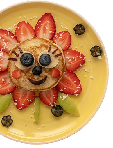 Piatto felice, immagine decorativa. Dott.ssa Giulia Delfino, Dietista professionista riceve nei centri di Milano, Alessandria e Ovada.